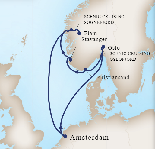 7 дневен круиз Холандия и Норвегия с Nieuw Statendam