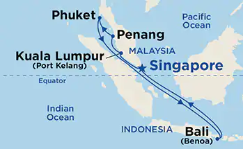 Нова година в Бали на борда на Sapphire Princess